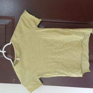 Frugoo yellow-green tshirt sz 4